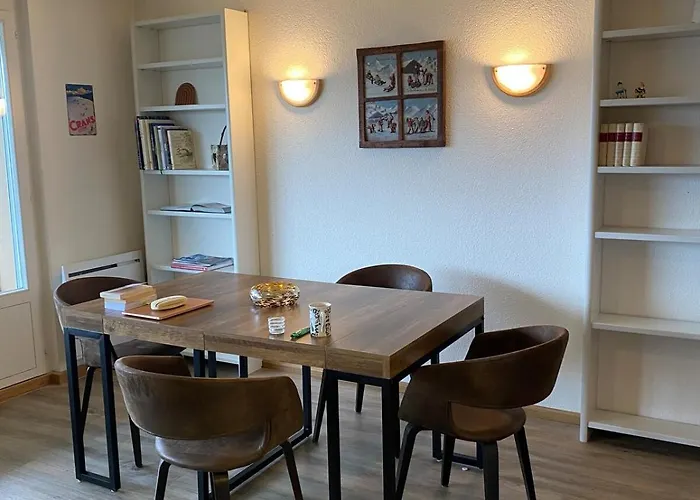 Magnifique Avec Vue Sur Les Sommets Enneiges * クラン